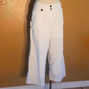 white cargo pants